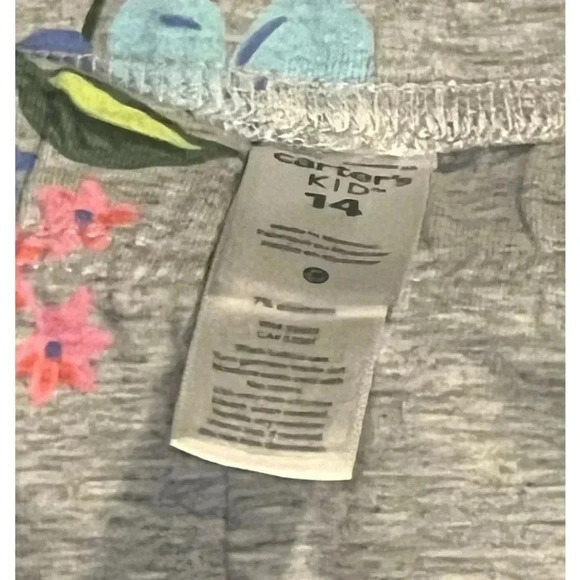 NWT Carter's Kids Floral Print Leggings - Size 14 - Picture 3 of 4